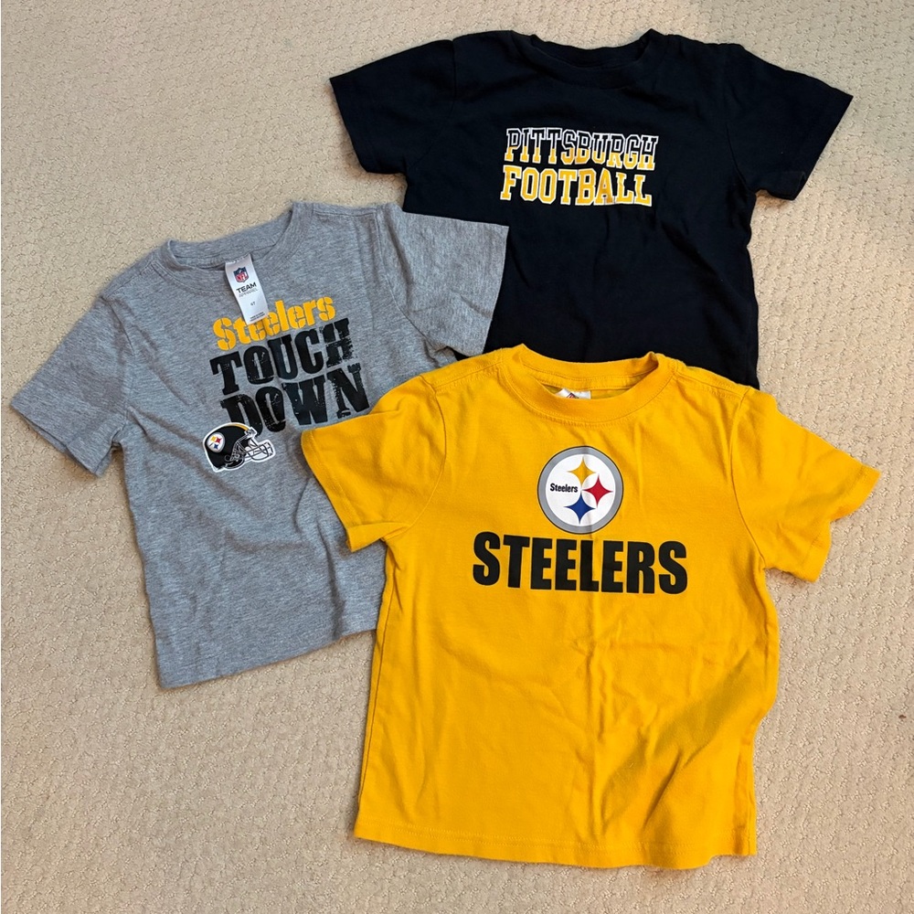 Kids Pittsburgh Steelers tshirts 4T